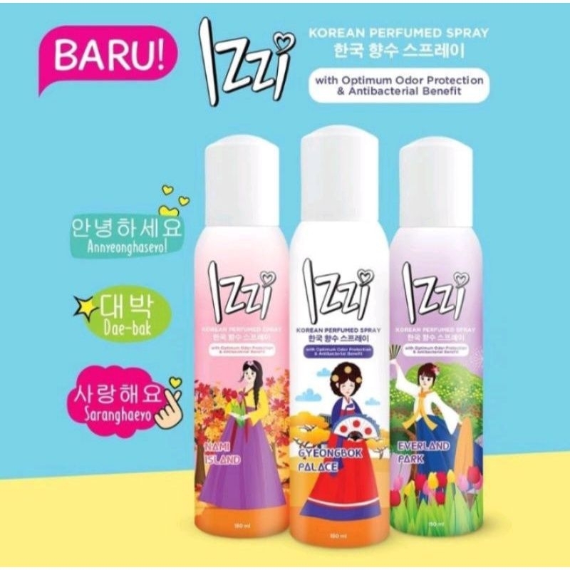 IZZI PARFUM SPRAY KOREAN EDITION 150ML