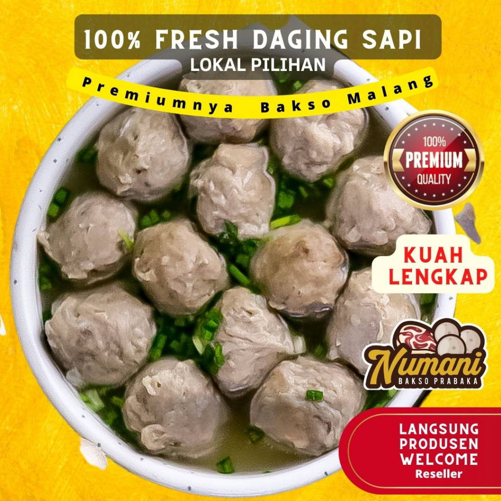 

Bakso Malang Prabaka 100% Daging Sapi Halal