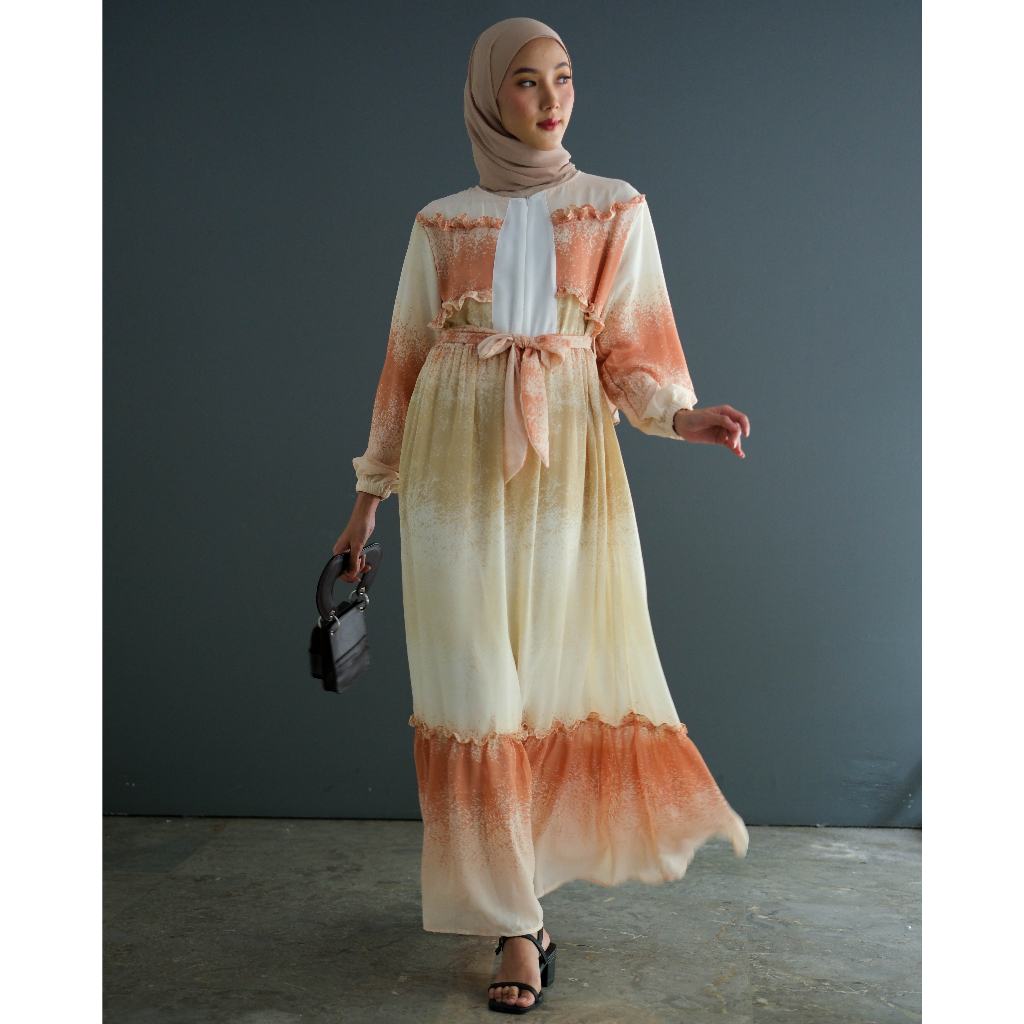 Myrubylicious SALME MAXI DRESS KODE 1925  | DRESS | DRESS WANITA | DRESS MOTIF | BAJU MUSLIMAH