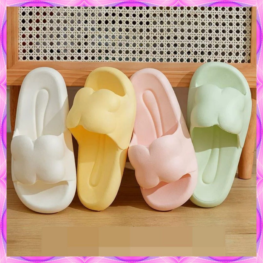 Sandal Jelly Korean Import Jelly Soft Slipper Anti Slip Elastic Empuk PVC Slop Wanita EVA Kamar Mandi Anti Licin Sandal Selop Wanita Nyaman Slipper Korea Soft Rubber 919