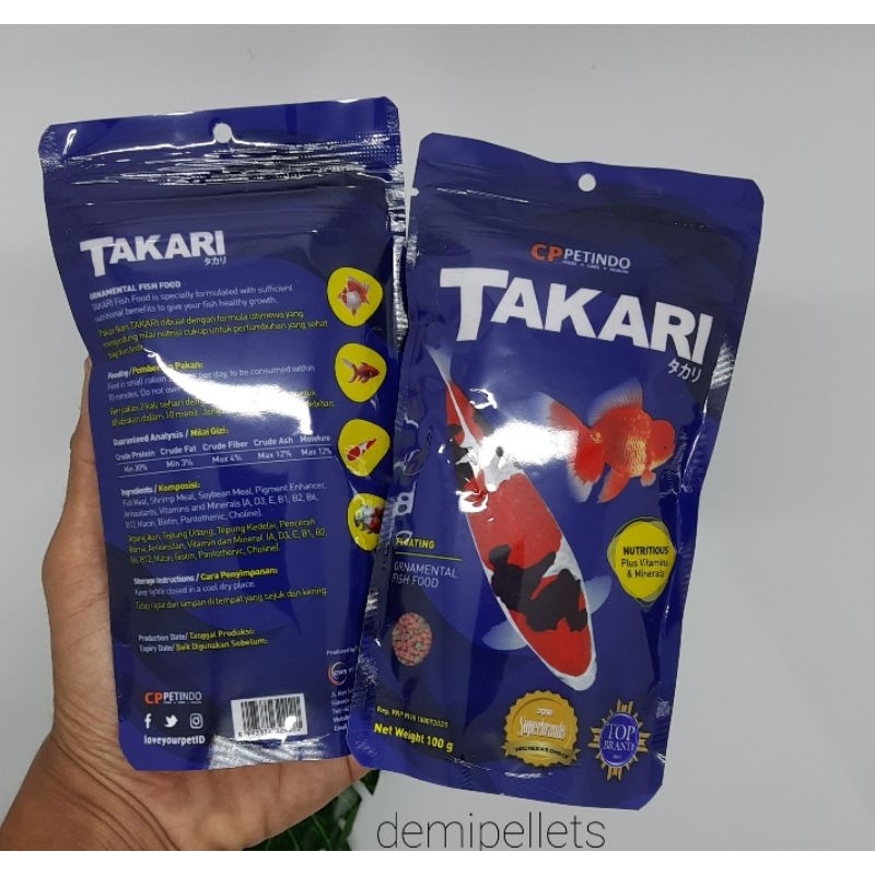 Pelet ikan TAKARI 100 Gram