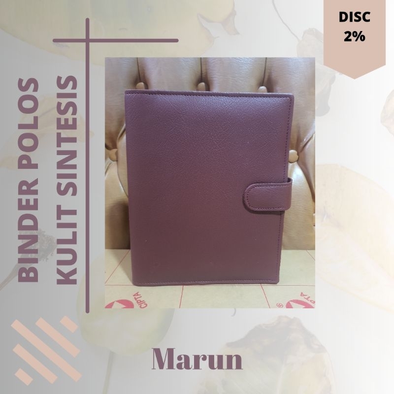 

Binder Polos Kulit Sintesis B5 (26ring)