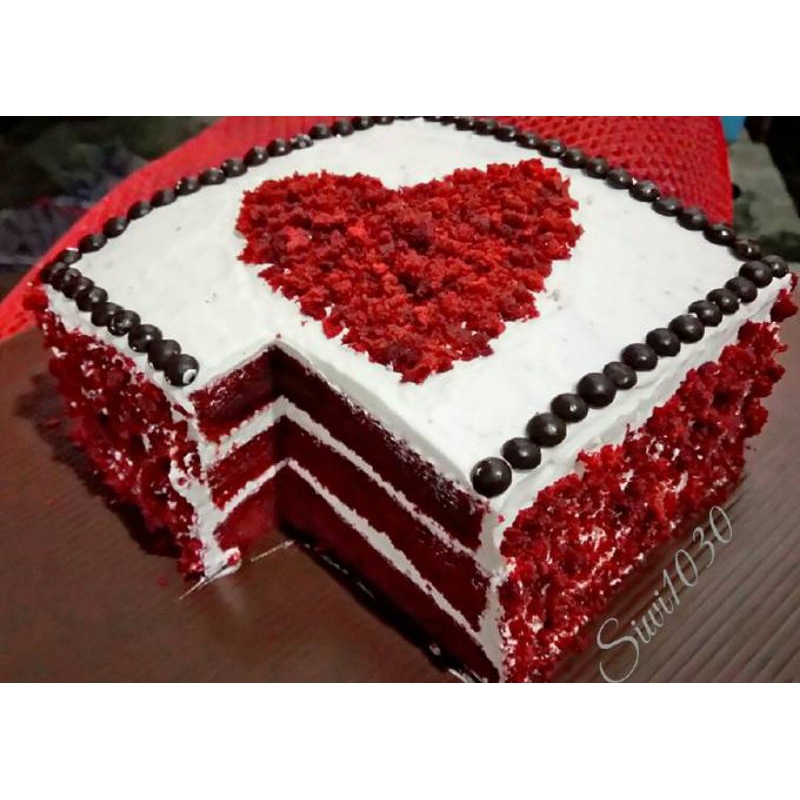 Bubuk Red Velvet crumble 1kg preimum kekinian toping kue