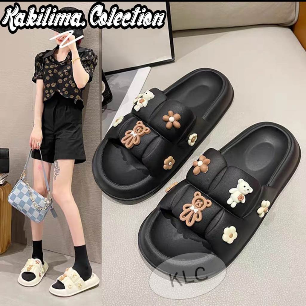 Balance 6608-X2 sendal jelly perempuan sandal slop karet wanita