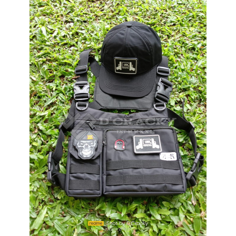 Chest Bag / Tas Dada / Tas + Topi