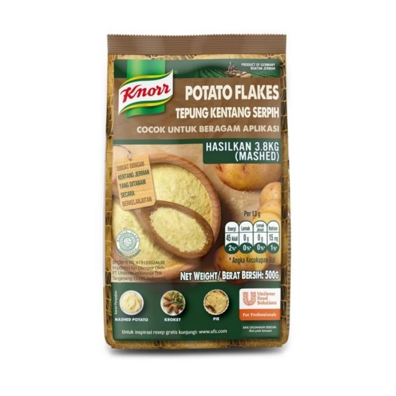 

Knorr Potato Flakes - Mashed Potato - Tepung Kentang Serpih Meshed