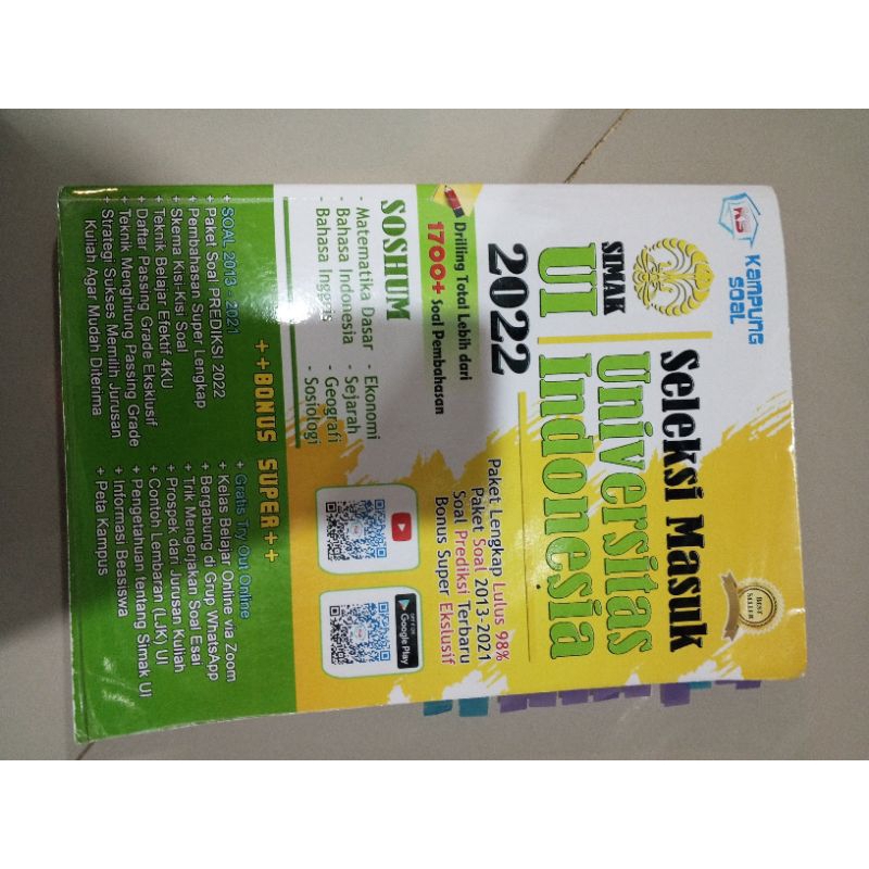 Buku Kampung Soal SIMAK UI 2022
