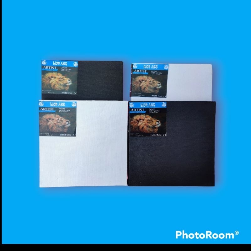 

Kanvas / Canvas Lukis Mini Hitam dan Putih 10 × 10