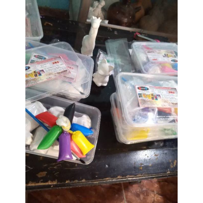 Paket patung 3D Gypsum