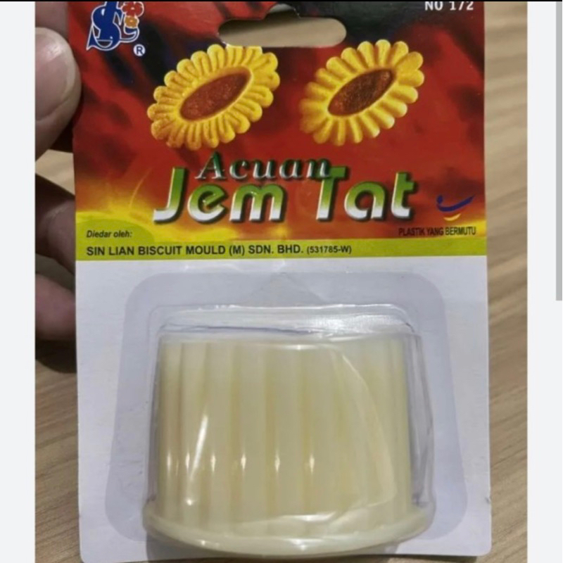 cetakan kue kering / acuan sin lian jam tart no 172 import malaysia / acuan biscuit kuih jem tat 162