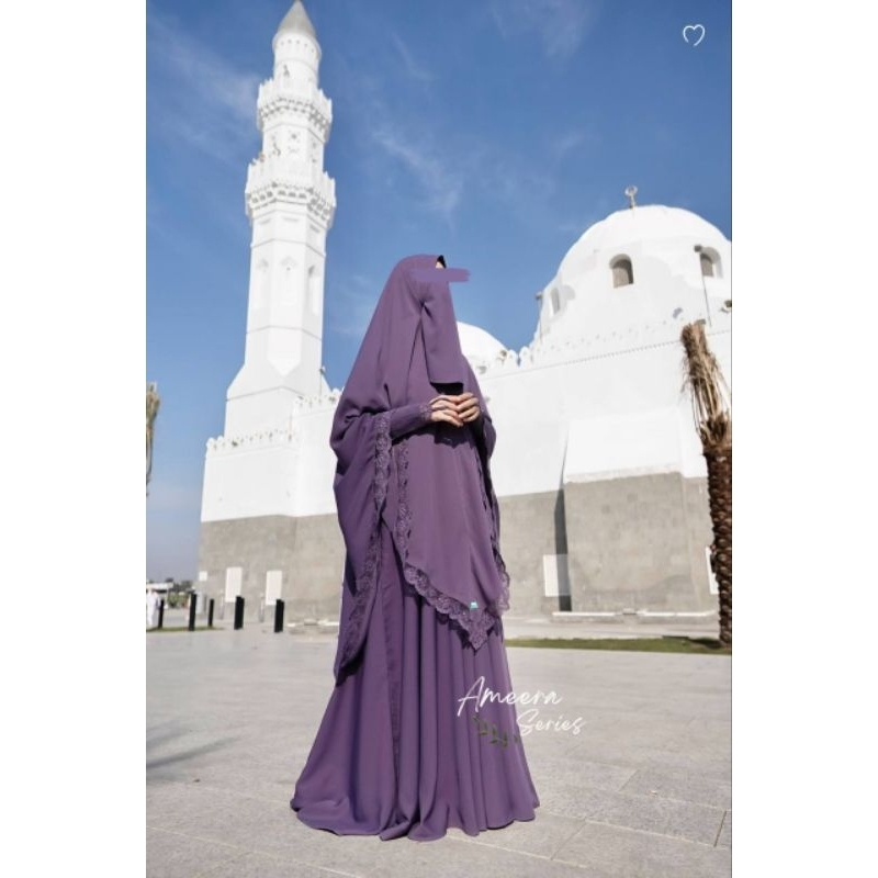 Gamis Set Ameera by Mahira (Chat untuk tanya stok)