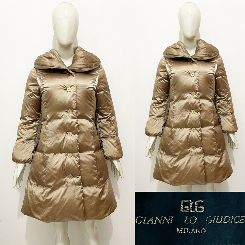 Gianni Lo Giudice long down coat / jacket jaket bulang