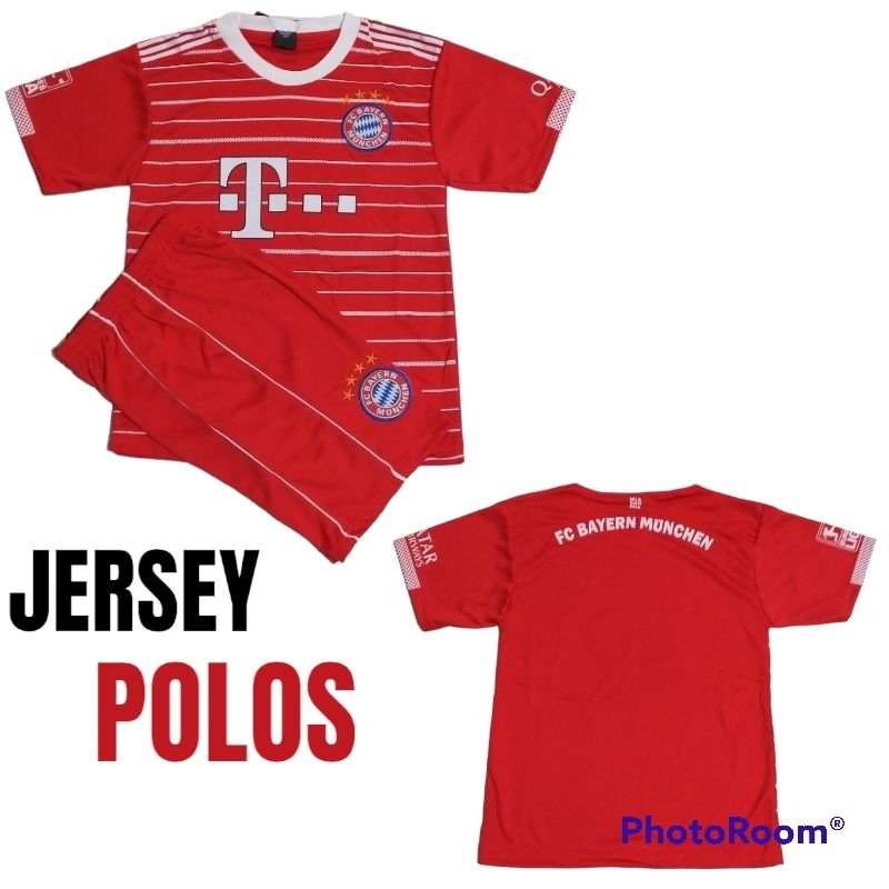 SETELAN JERSEY BAYERNN-MUNCHENN UMUR 1-12 THN BHN DRYFIT