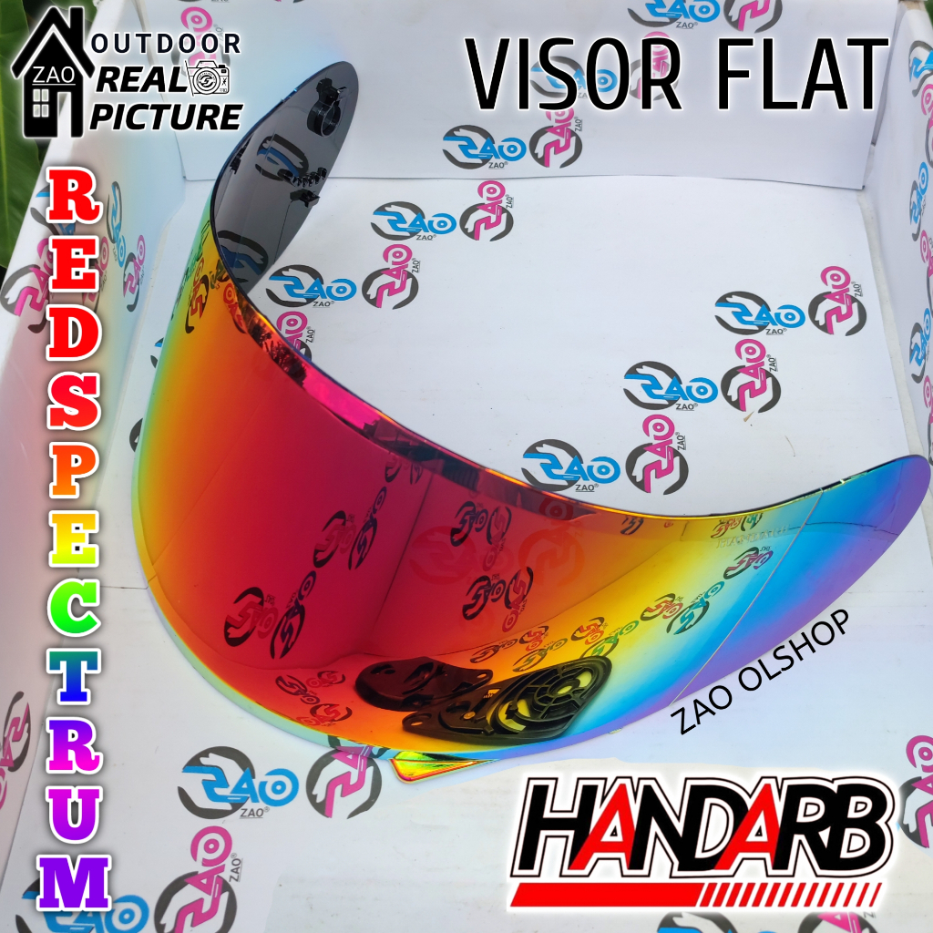 Kaca Helm Flat visor KYT V2R HANDARB terbaru