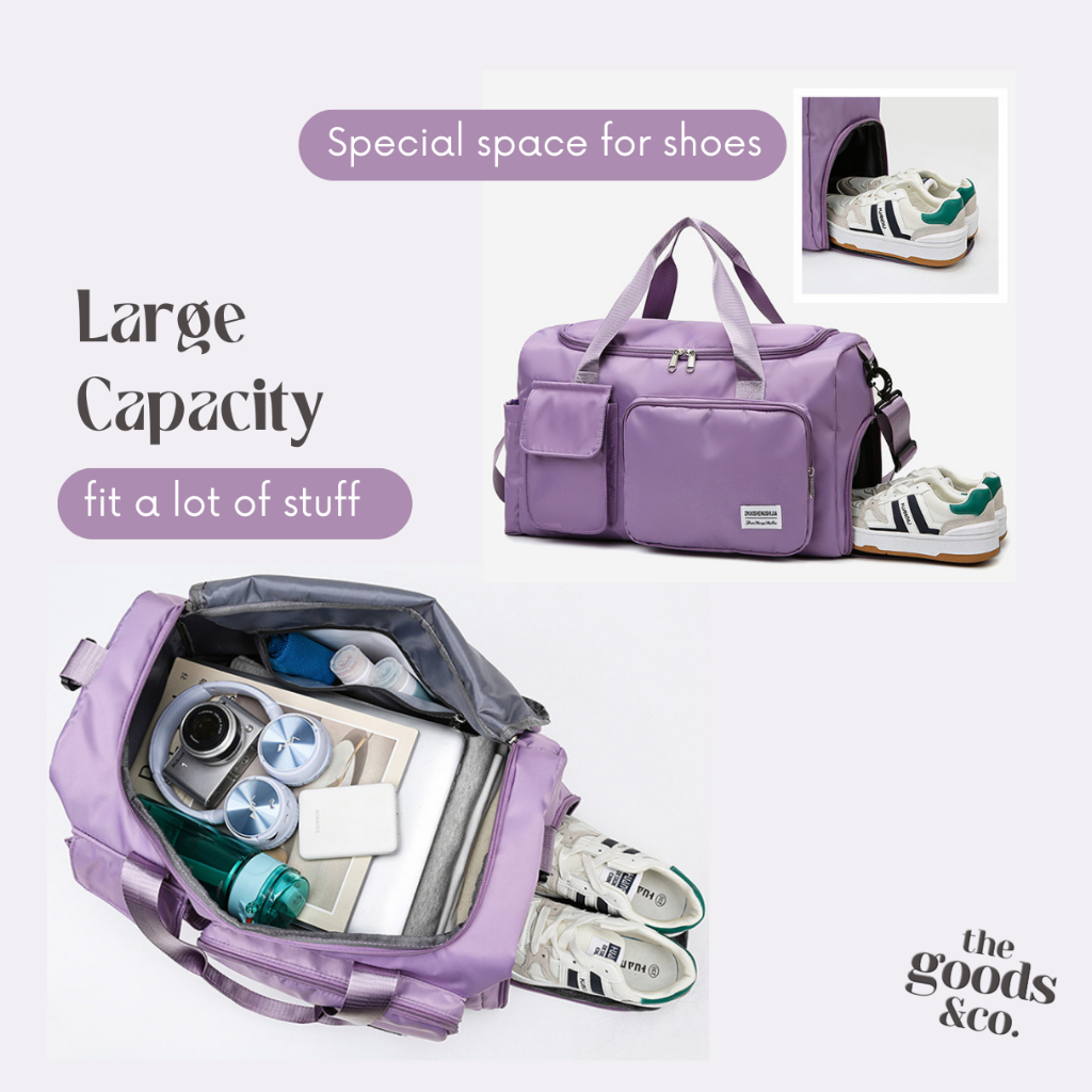 𝐆𝐨𝐨𝐝𝐬𝐂𝐨 Travel Bag  Ransel Tas Travel Besar Anti Air Tas Travel Handcarry Tas Gym Tas Fitness