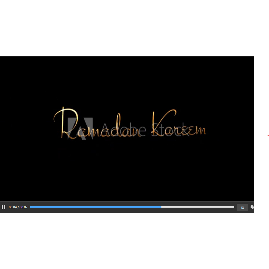 Video AdobeStock id 577578792 Ramadan Kareem text animation Handwritten on black background resoluti