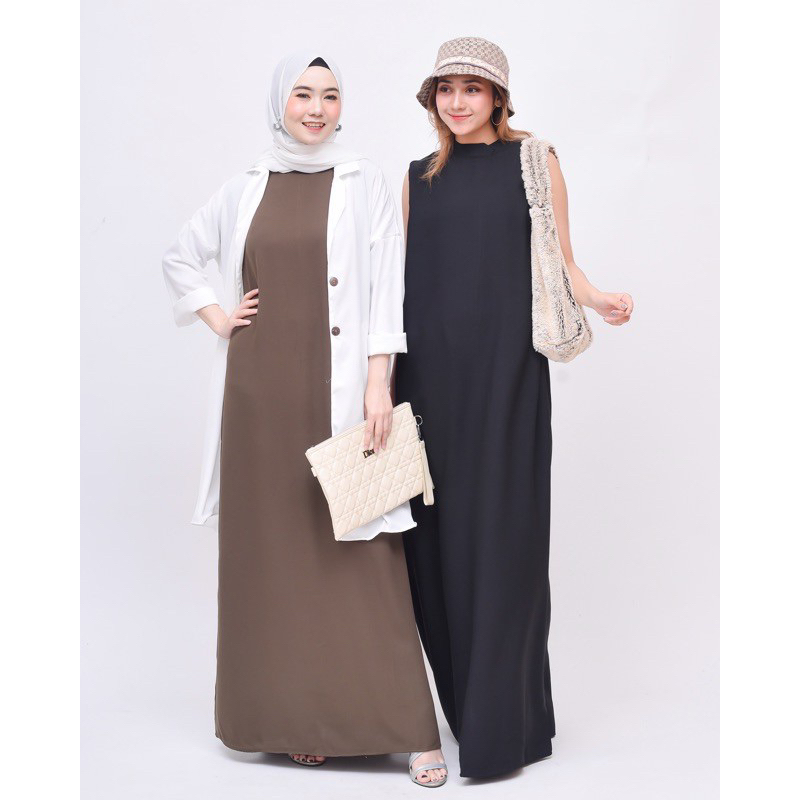 (PANJANG 135 CM) INNER DRESS PREMIUM RIB MANGO BY MISHA LABEL