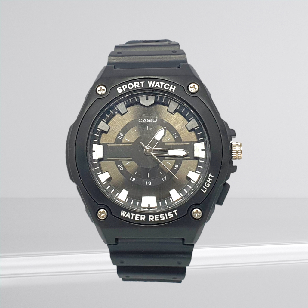 Jam Tangan casio MWC-100H Jam Rubber Iluminator jam pria bisnis