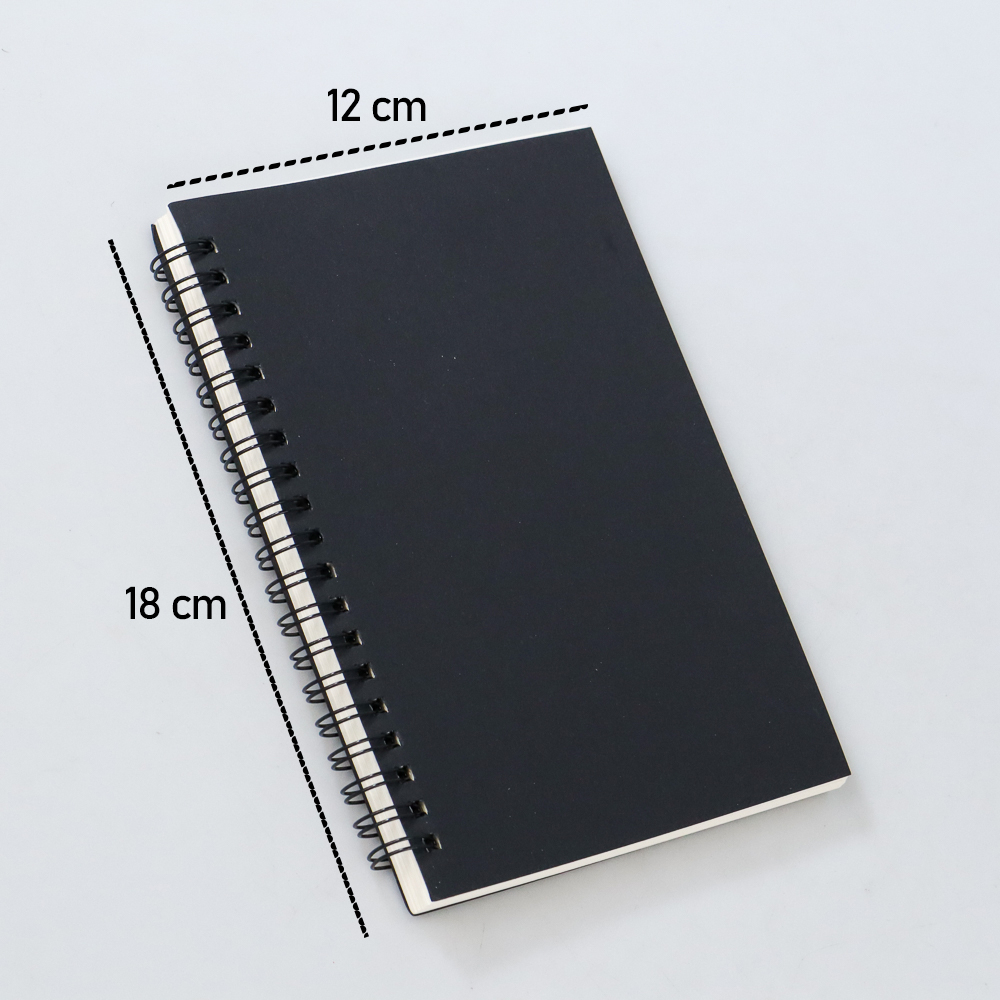 Buku A6 Notebook / Sketchbook / Catatan Notes Book mini Diary spiral / Buku Agenda Catatan Kerja Meeting Planner NoteBook Notepad Diary Binder A6