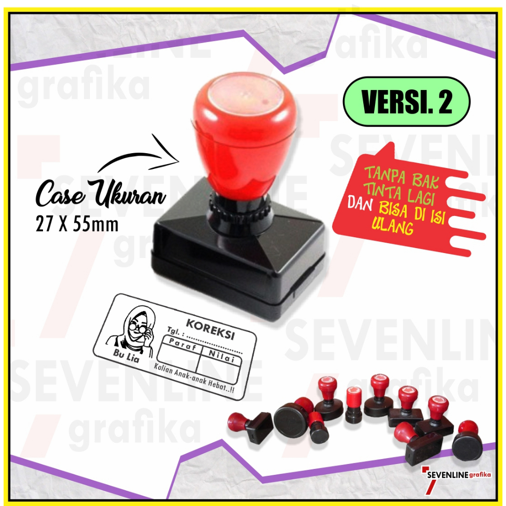 

Stempel Guru Versi.2 Nilai Paraf Tanggal 27 x 55mm