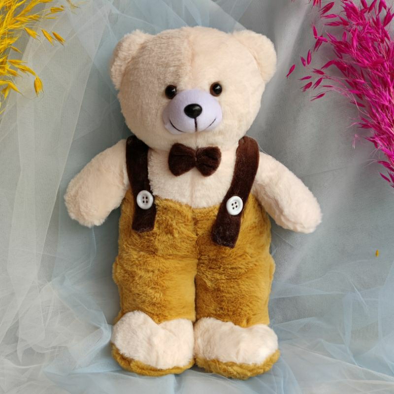 BONEKA Teddy Jon Medium /BONEKA TEDDY BEAR PREMIUM/ BONEKA SYAL/BONEKA/ULANG TAHUN/BUKET WISUDA/HADIAH WISUDA