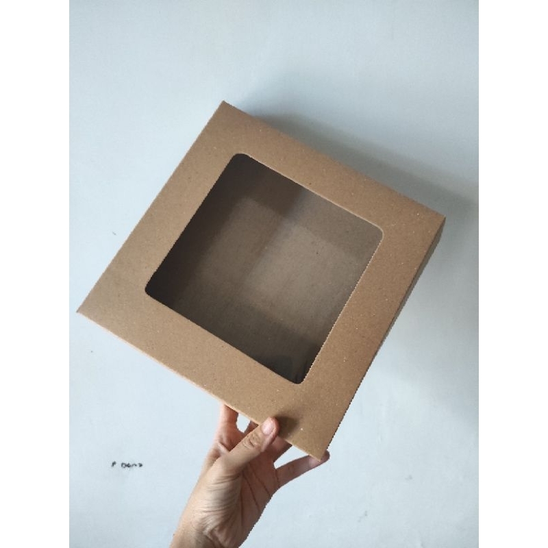 

BOX BROWNIES 22x22x5 cm. KOTAK DONAT 22x22x5 KOTAK BROWNIES