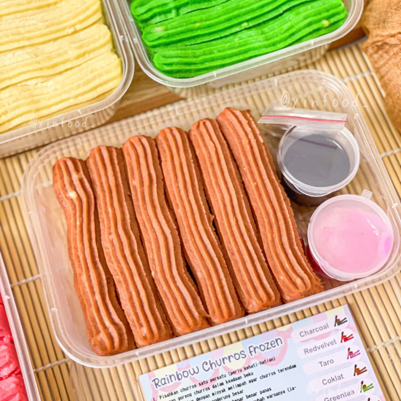 

Churros Coklat - Churros Frozen - Churros Rainbow