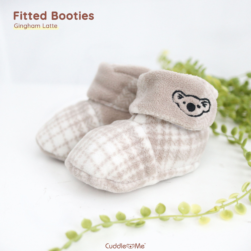 FITTED BOOTIES CUDDLEME SEPATU BAYI IMUT LUCU AMAN TANPA KARET