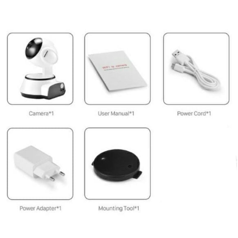 IP CAMERA V380PRO WIFI IP CAMERA HD 720P CCTV SMART NET SECURITY