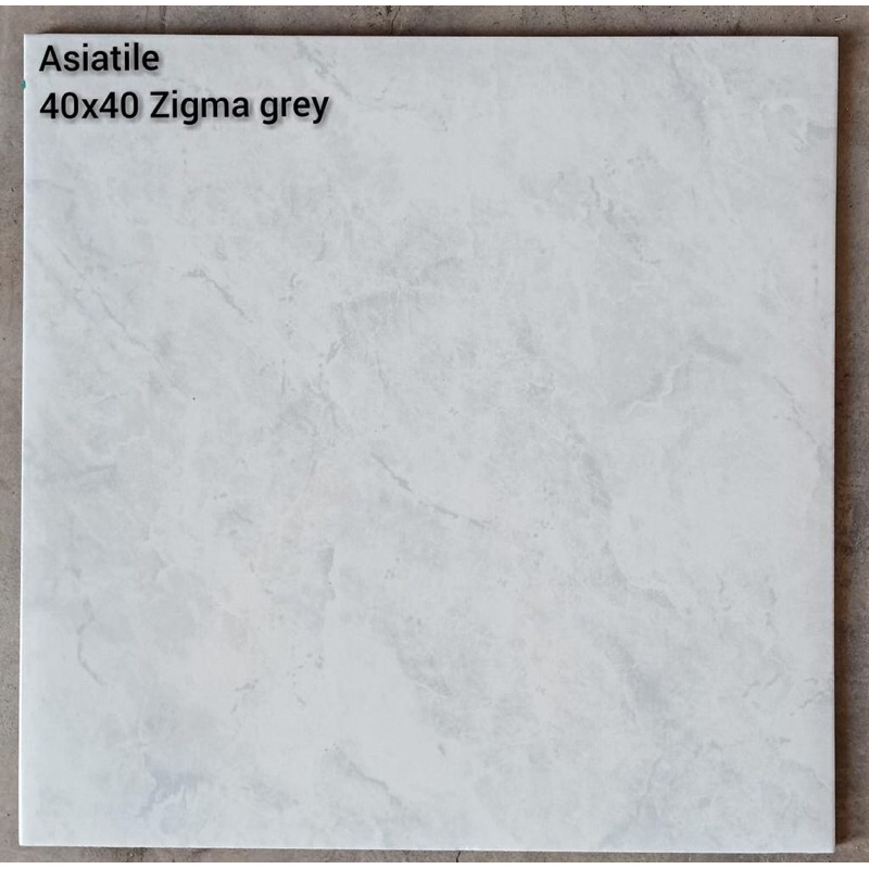 Keramik Asia Tile Zigma Grey 40x40 Licin