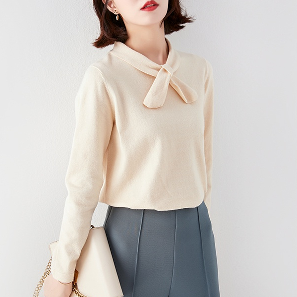 【Elegant】Korean Long Sleeve T-shirt E054(M/L)