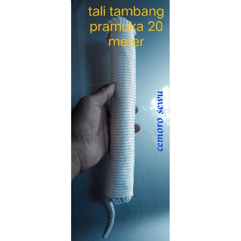 tali tambang pramuka 20 meter bahan marlon