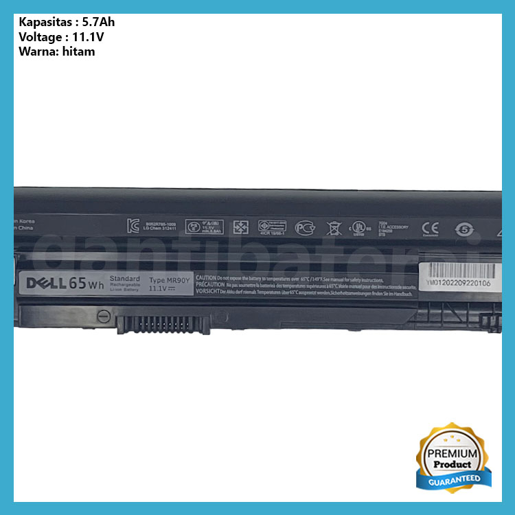 Baterai dell p53g001 mr90y