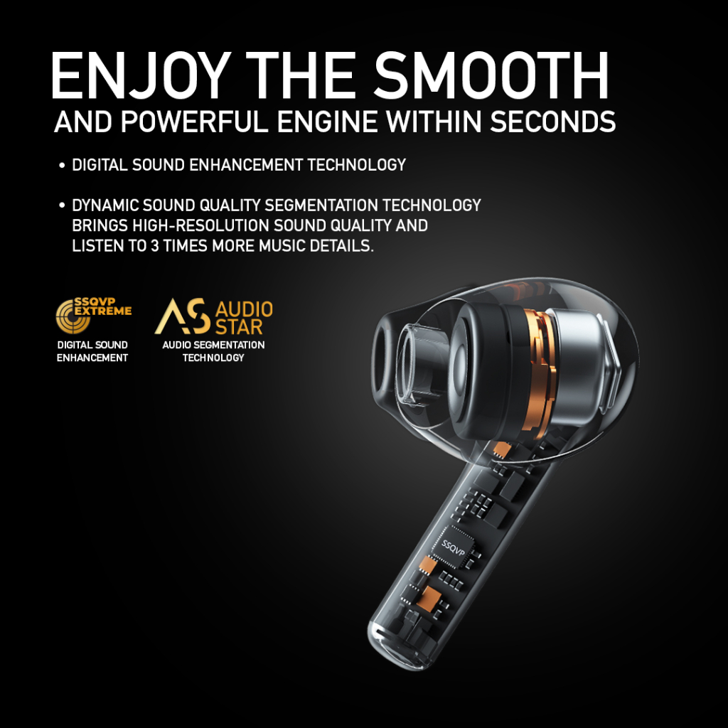(Flash Sale) Ripple Rippods Flame TWS Headset Bluetooth Earphone Mini Earbuds Handsfree