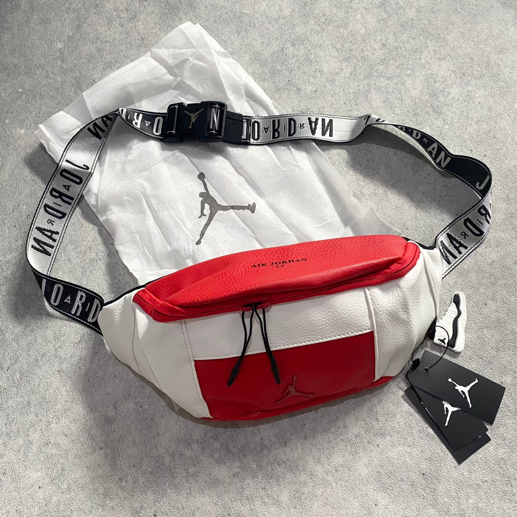 SALE WAISTBAG JORDAN LEATHER HQ / TAS SELEMPANG JORDAN
