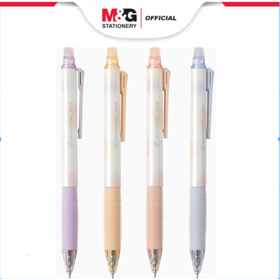 

M&G Erasable Gel Pen Super soft Rubber Grip Crystal Blue 0.5mm