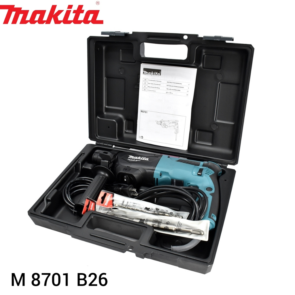 MAKITA M 8701 B26 / ROTARY HAMMER DRILL 3 MODE M8701B26