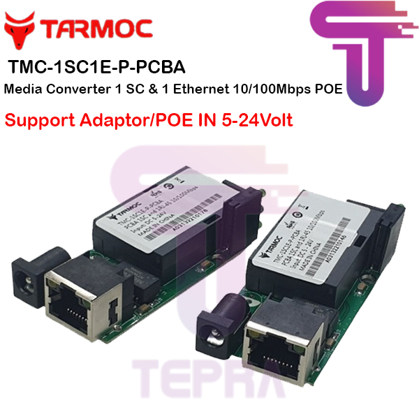 Tarmoc TMC-1SC1E-P-PCBA | 1 FO 1 LAN 10/100 POE IN 5-24V HTB 3100 PCB