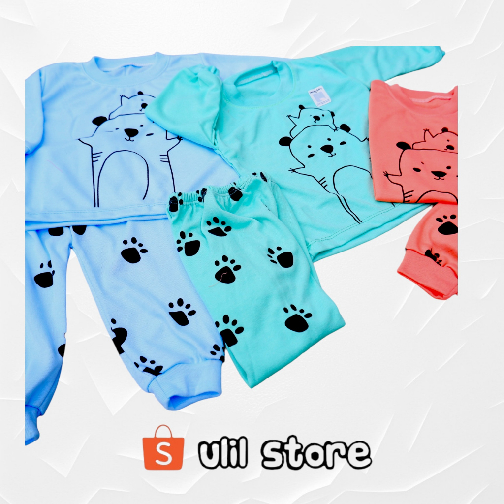 Set Setelan Baju Bayi Seruni Baby SNI Motif Panda