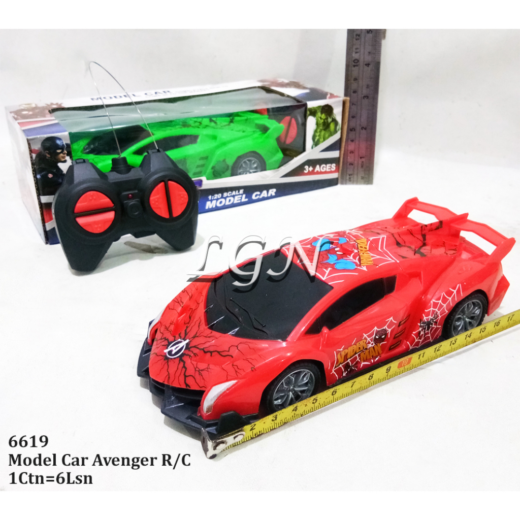 Mainan Mobil Remote Control - rc Super Speed Superhero avenger - 6619