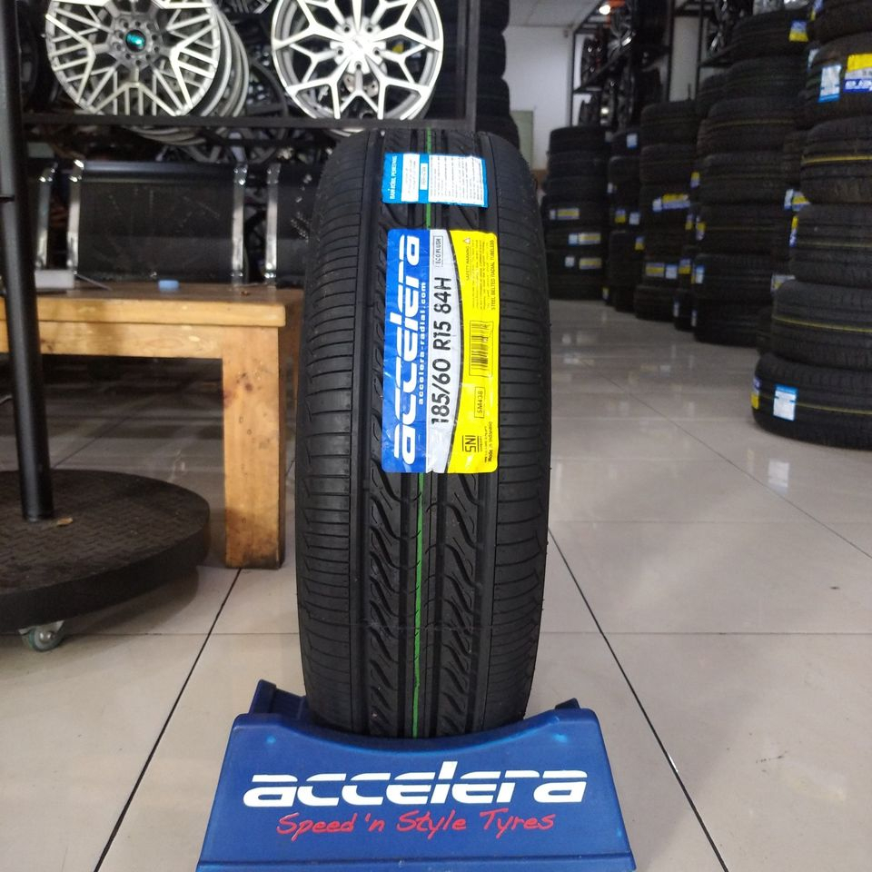BAN MOBIL OTO MEREK ACCELERA ECOPLUSH UKURAN BAN 185 60 R15 MURAH AWET BISA KREDIT