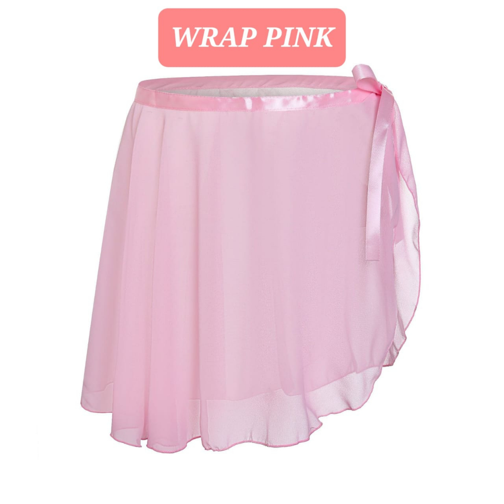 ROK BALET TUTU WRAP SKIRT SERAGAM BALET ANAK PENUTUP LEOTARD BALLERINA BAJU SENAM GYMNASTIC ICE SKATE ANAK IMPOR