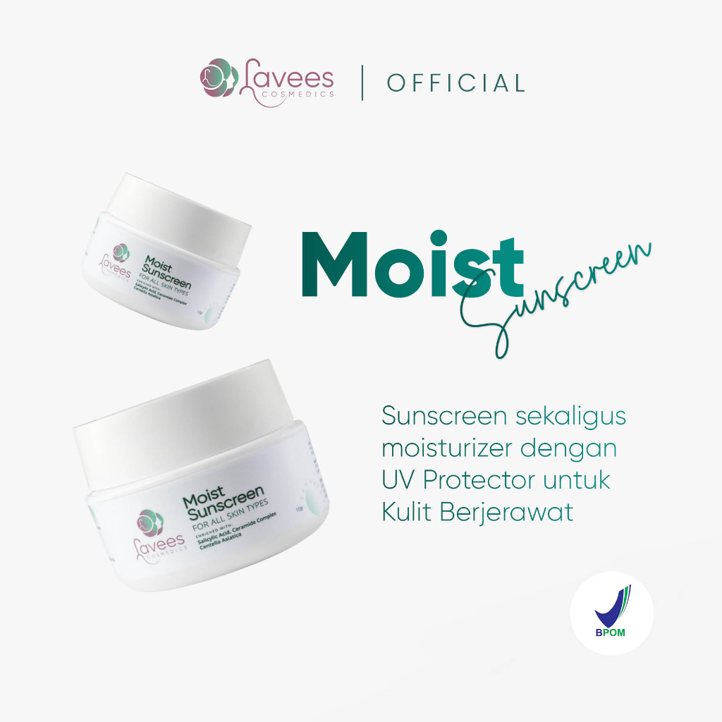 Lavees Cosmedics - Moist Sunscreen [For All Skin Type]