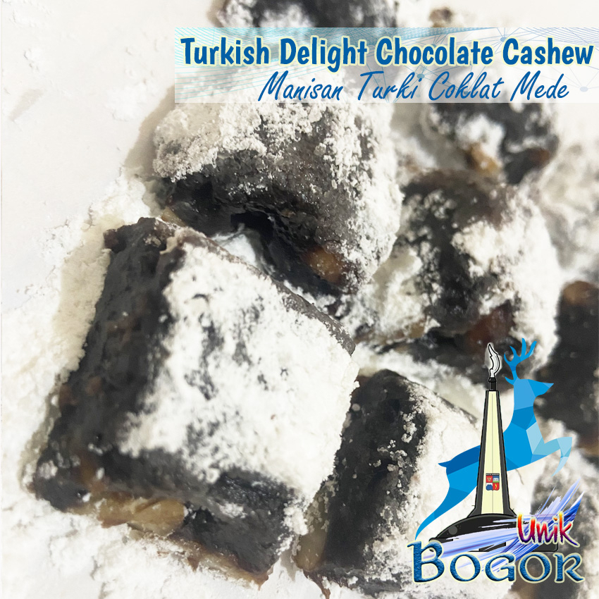 

Manisan Turki Coklat Mede - Lokum kaju çikolata - Turkish Delight Chocolate Cashew Nut