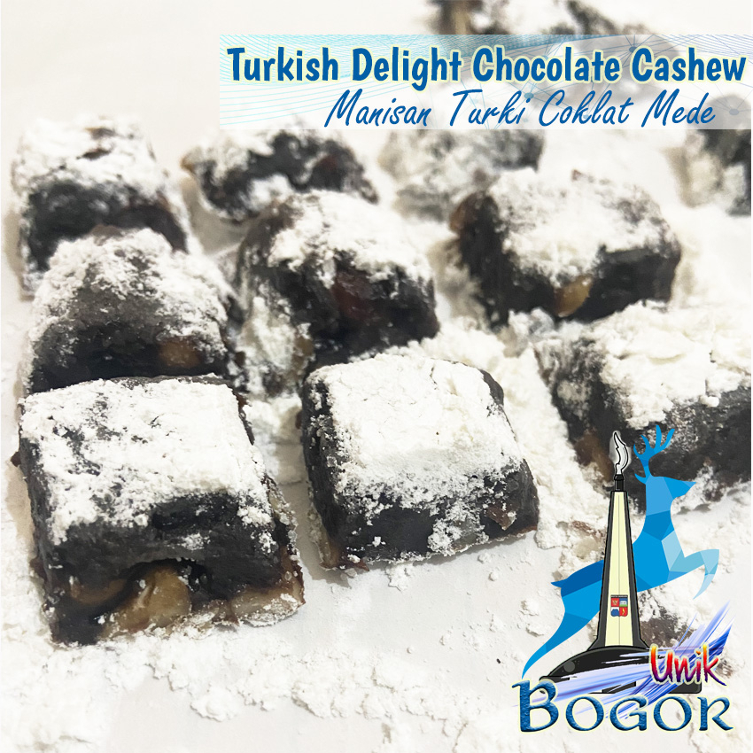 

Turkish Delight Chocolate Cashew Nut - Manisan Turki Coklat Mede - Lokum kaju çikolata