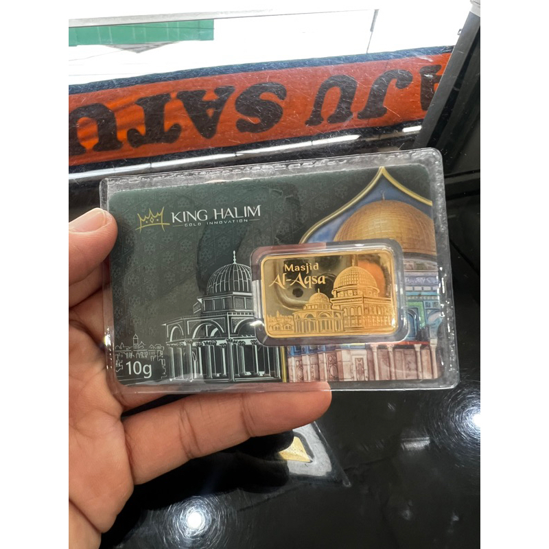 LOGAM MULIA EMAS KING HALIM 10GR - MASJID AL-AQSA