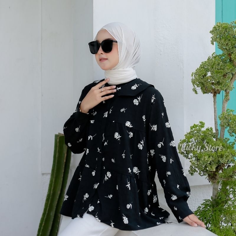 BELYN BLOUSE CRINKLE