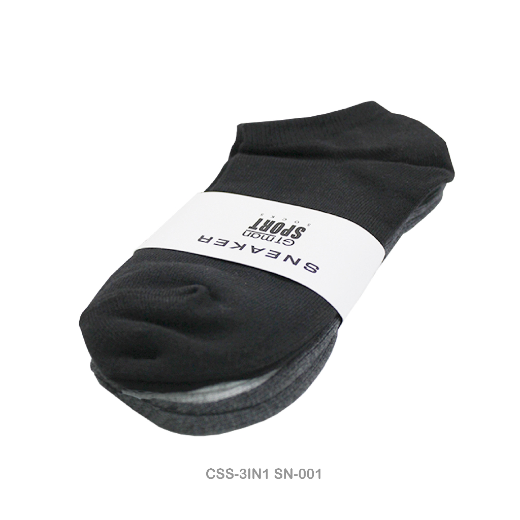 Moteza Kaos Kaki Pria / Ankle Socks - GT Man CCS Sneaker - Isi 1 &amp; Isi 3