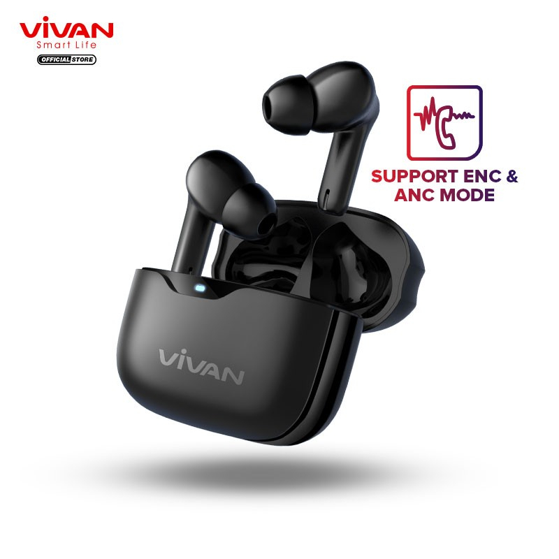 VIVAN Earphones TWS Liberty T660NC Bluetooth 5.3 Headset Earbuds