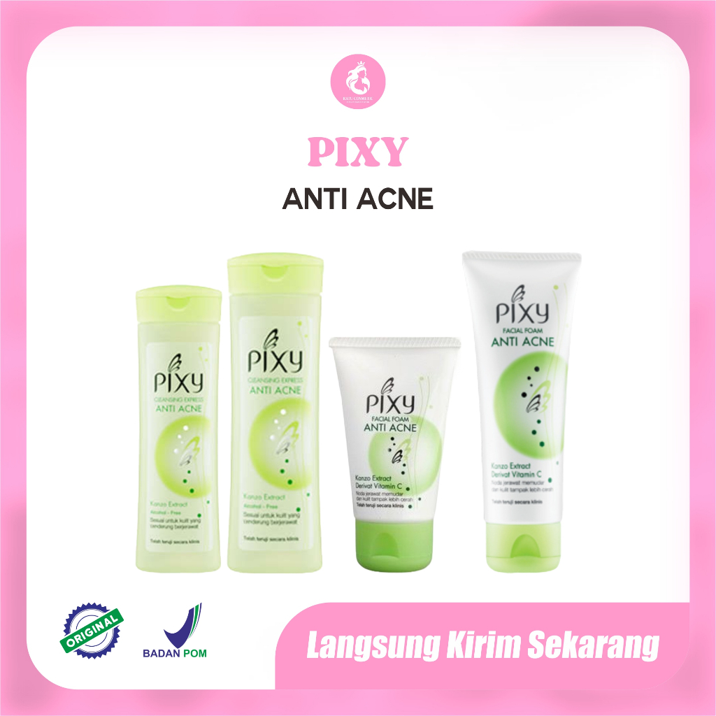 Pixy kanzo extract anti acne f.foam/cleansing/moist